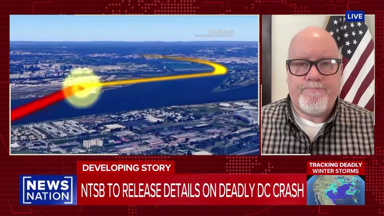NEWS NATION Dave Riley ATC NTSB Report DCA Midair 
