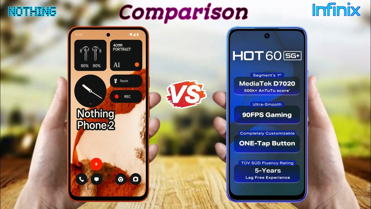 Infinix Hot 60 5g VS Nothing cmf phone 2 pro|| Full Comparison🤔 