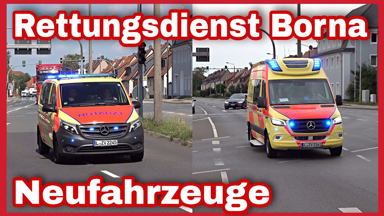 Neuer RTW und Neues NEF DRK Borna