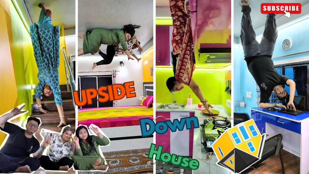 সময়টাকে উল্টে পাল্টে দিতে চলে গেছিলাম Upside down House এ | Upside Down House Kolkata | Bangla Vlog