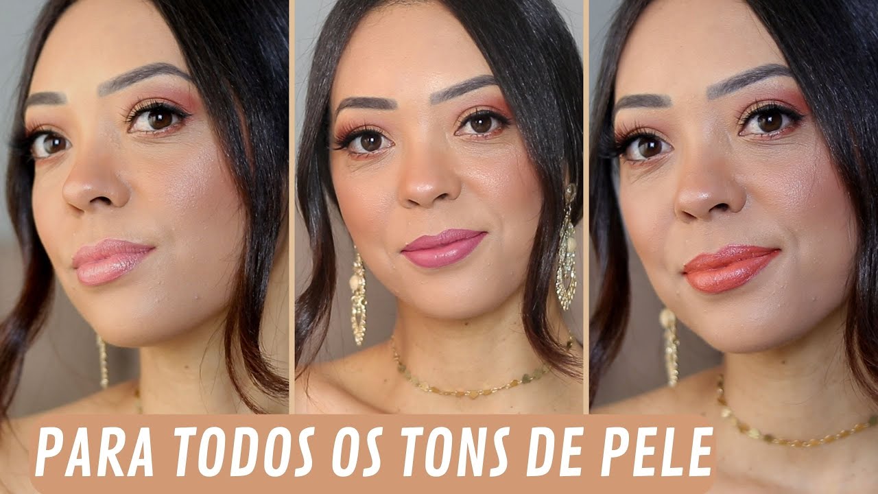 BATONS NUDES ROSADOS PARA CADA TOM DE PELE