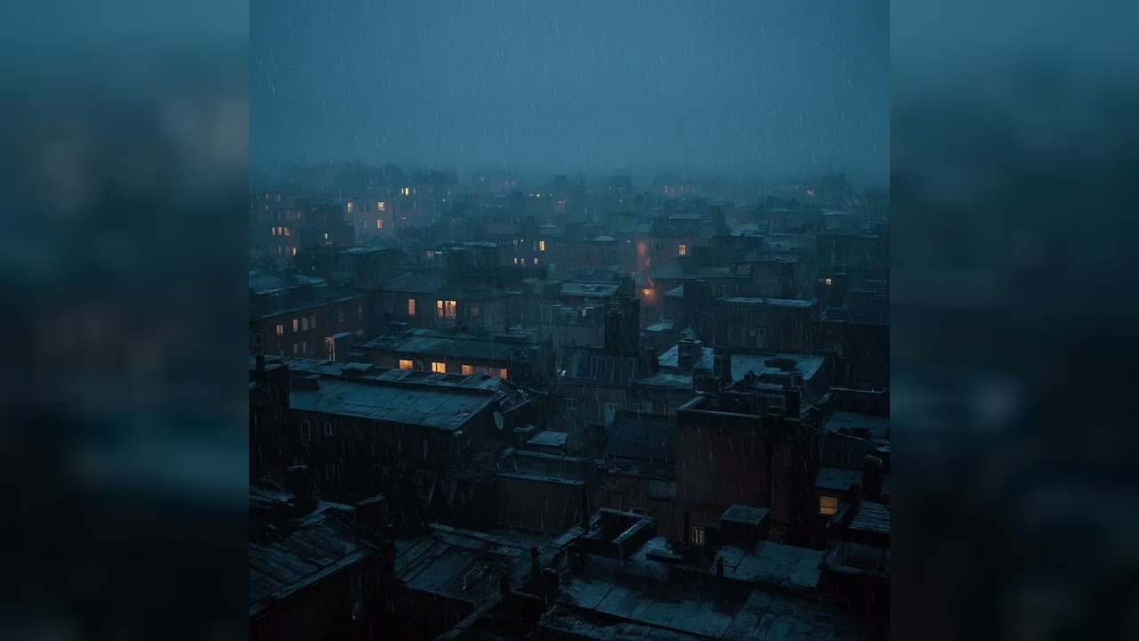 Drizzle Over Rooftops - Lofi Beats for Studying & Relaxing Chillhop Background Music (No Vocals)