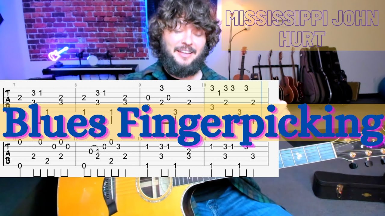 Mississippi John Hurt Guitar Lesson- Make Me A Pallet On Your Floor - Blues Guitar Lesson with Tabs