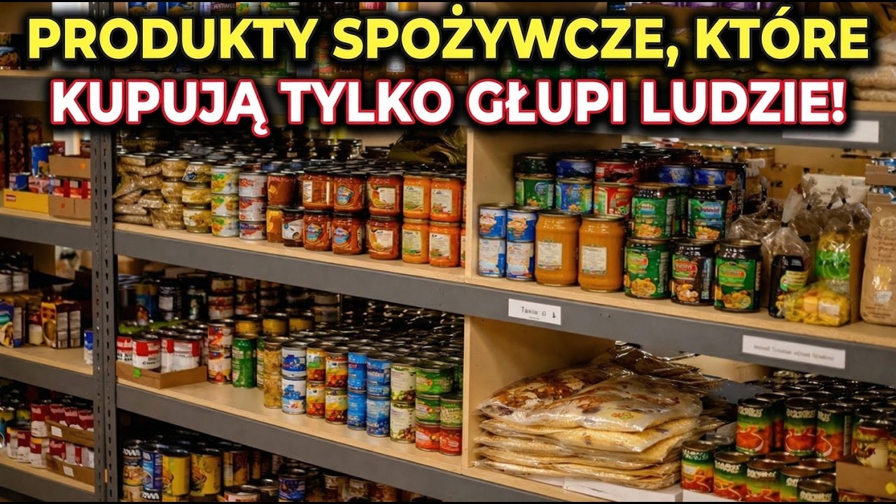 12 Produktów Spożywczych, Które Kupują Tylko GŁUPI Ludzie!
