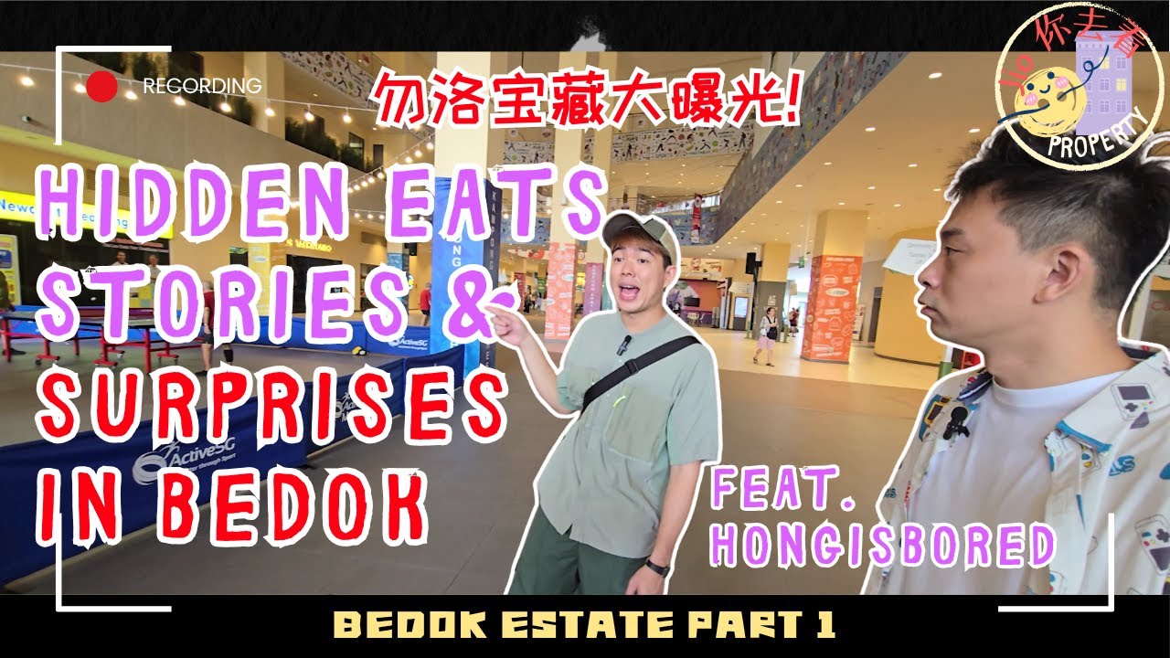Exploring Bedok Estate with HongisBored – Hidden Gems & Local Eats!