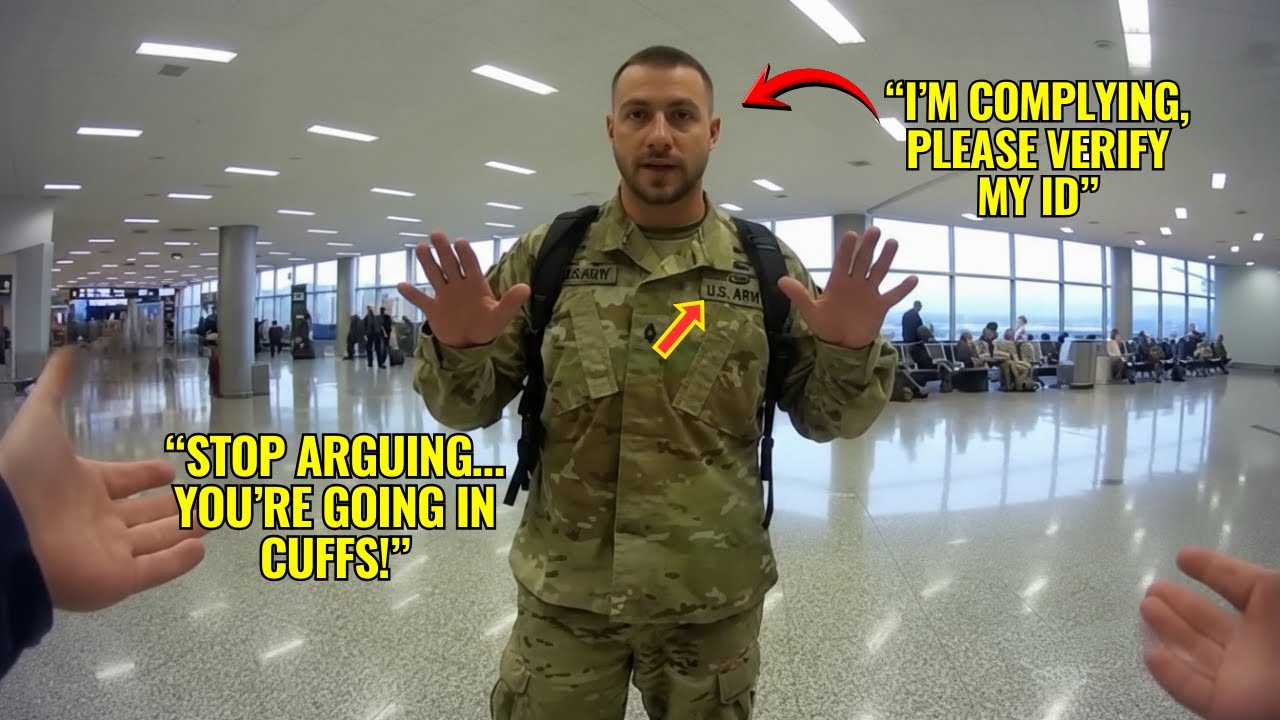 Airport Cop Targets Man in Military Uniform &mdash; Discovers the Truth Too Late