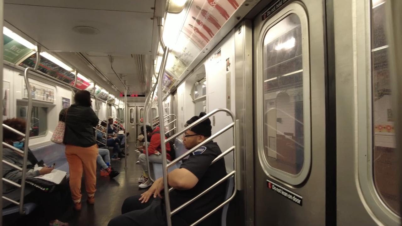 SUBWAY FROM TIMES SQUARE TO HARLEM AT NIGHT/LARGE RATS