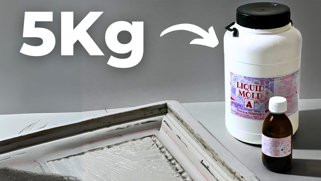 GOMMA SILICONICA per Grandi Stampi RESIN PRO Fai Da Te - Tutorial ITA