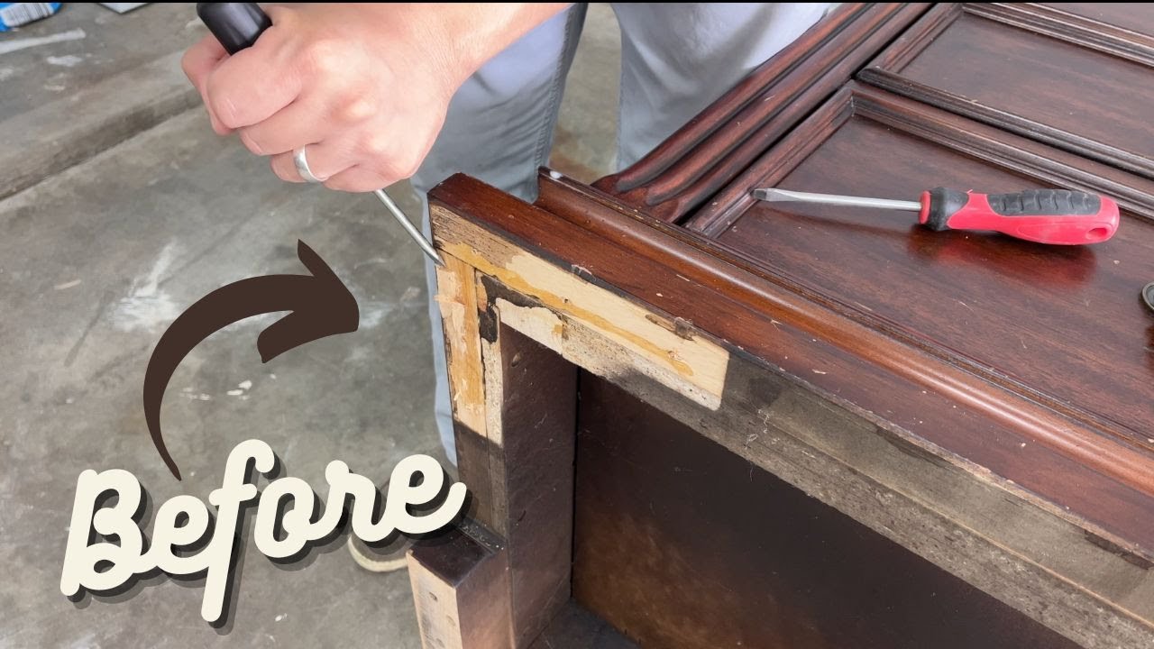 Nursery Furniture Makeover / I Transformed These Dressers For My Nephew! / Furniture Transformation