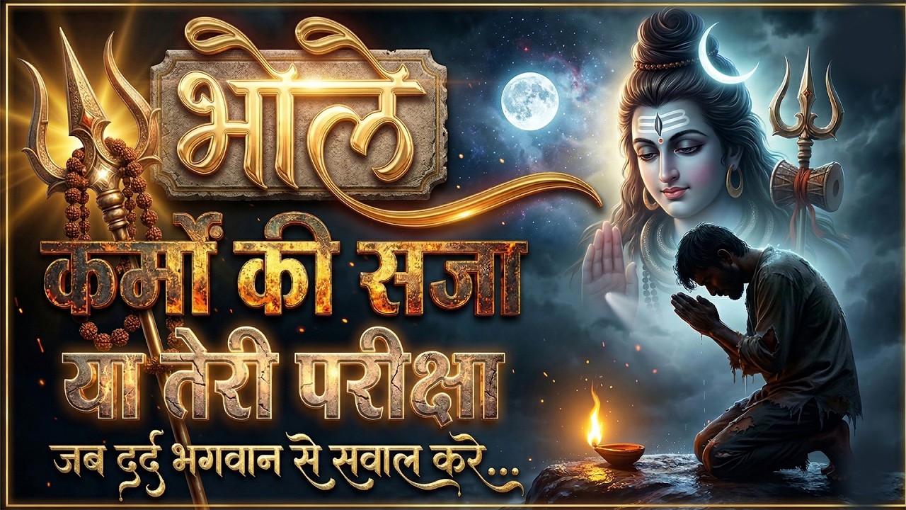 जब दर्द हद से बढ़ जाए… भक्त पूछ रहा है — महादेव ये सजा है या इम्तिहान? 😭 | Shiv Bhajan 2026