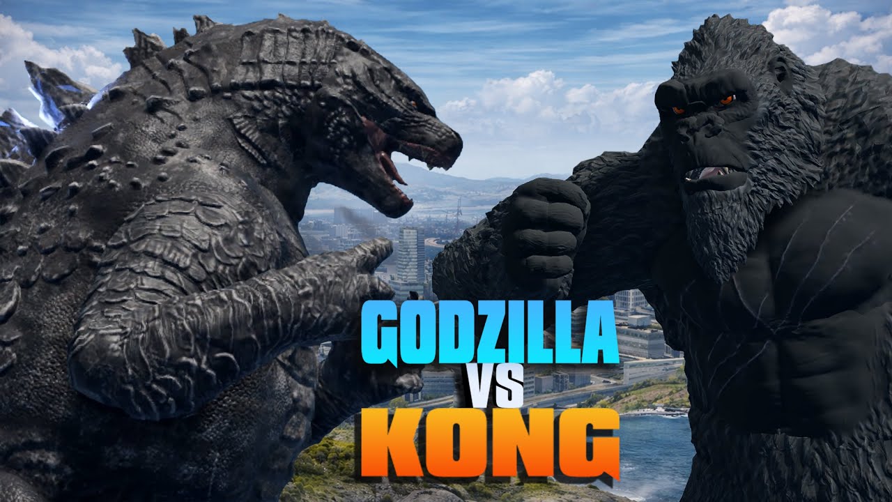 Godzilla Vs Kong Cinematic Battle | Kaiju Multiverse