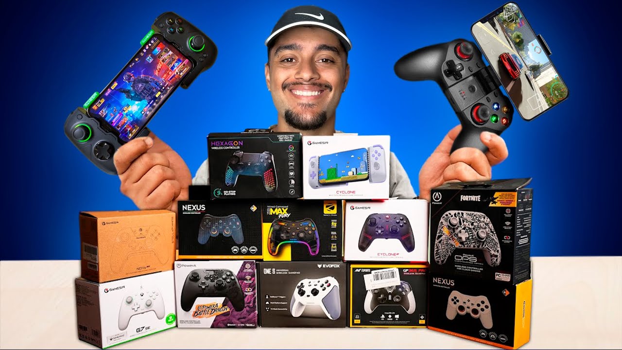 Top 5 GAMEPADS BARATOS pra CELULAR // Fica igual um CONSOLE PORT&Aacute;TIL