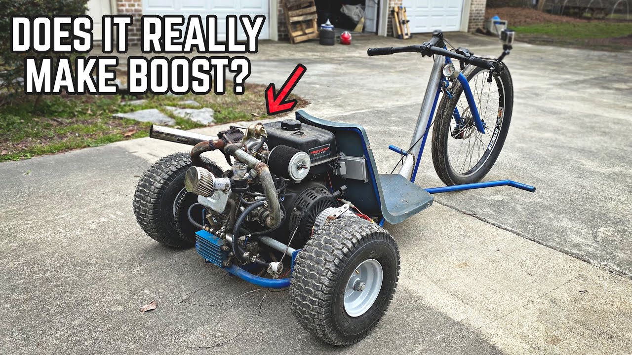 420cc Turbocharged Trike Revival & Boost Test!
