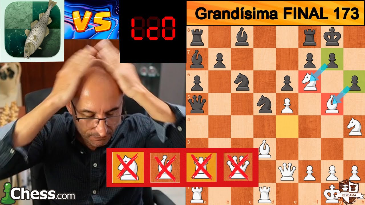 Stockfish Sacrifica dos piezas torre y DAMA, el Universo se parte!