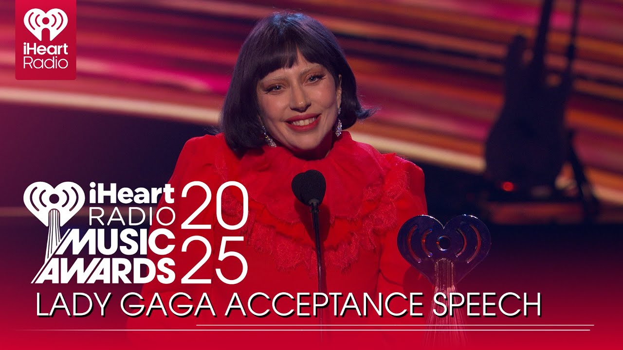 Lady Gaga Accepts The Innovator Award At The 2025 iHeartRadio Music Awards