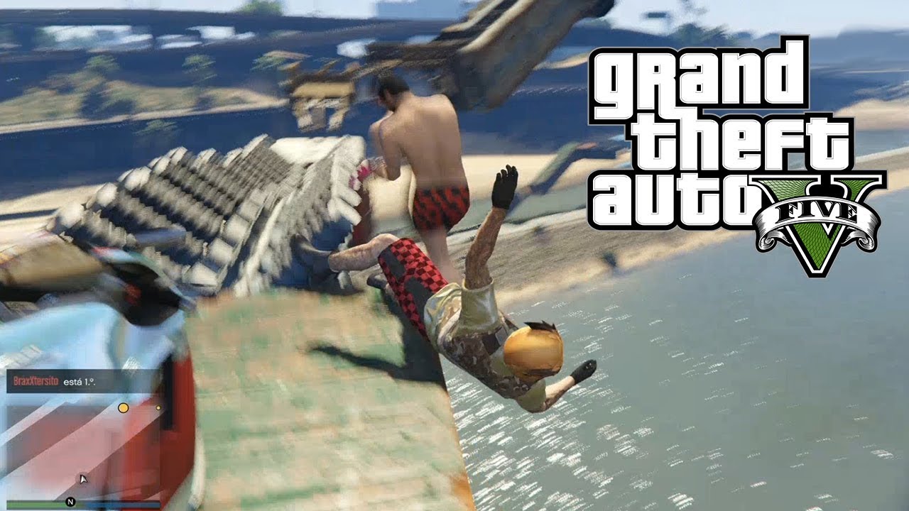 LO QUE SUCEDE CUANDO ME PONGO NERVIOSO... PARKOUR GTA V