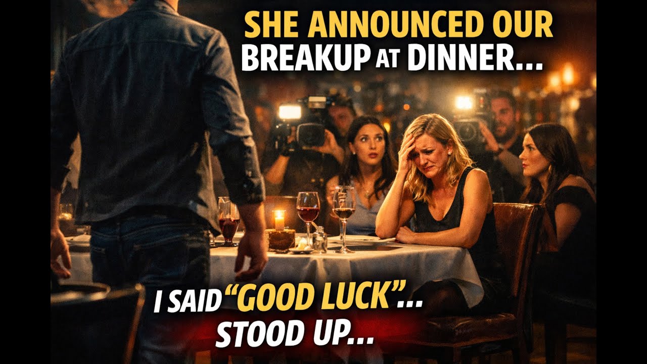 She Announced Our Breakup At Dinner In Front Of Cameras & Her Friends. I Said 