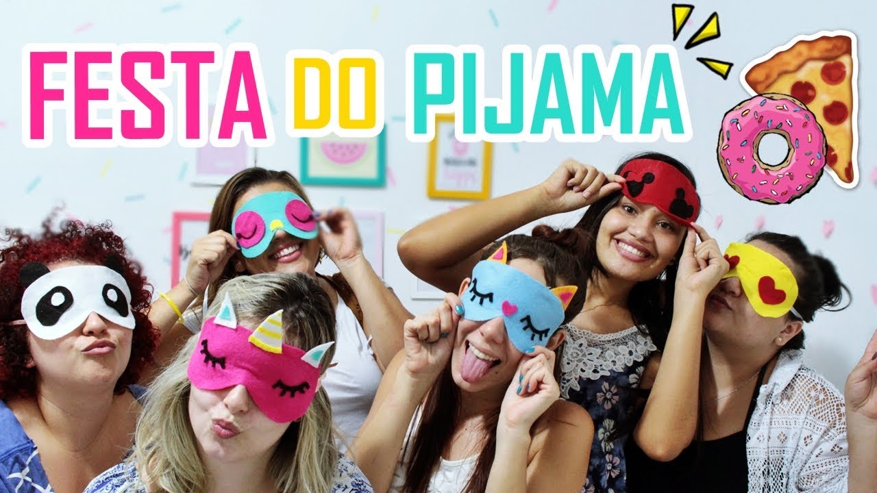 DIY: FESTA DO PIJAMA: MÁSCARA DE DORMIR, COPO CUSTOMIZADO E MAIS