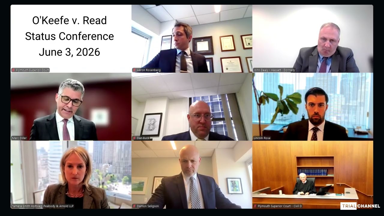 O'Keefe v. Read Civil Status Hearing | June 3, 2026