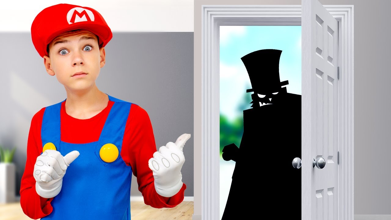 Qui est à la porte avec les super héros?