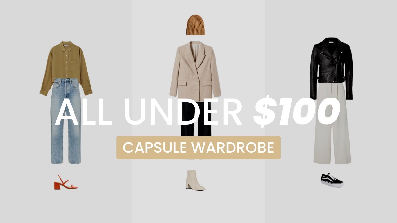 FALL/WINTER ESSENTIALS UNDER $100 | How to Build a Budget Capsule Wardrobe