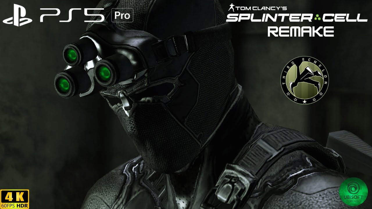PS5 PRO: Splinter Cell Remake - Video GamePlay Cinematic - Concept Fan Made - The Art of Stealth 4K