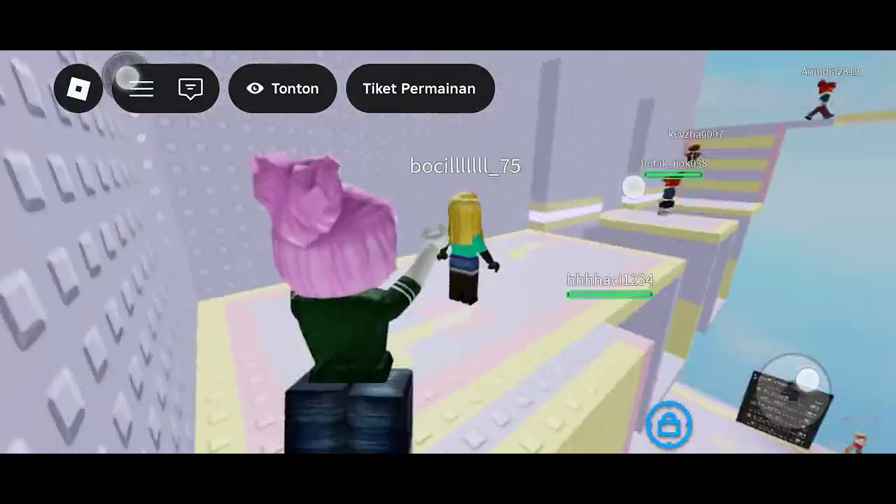 POV: playing tower Wall hop