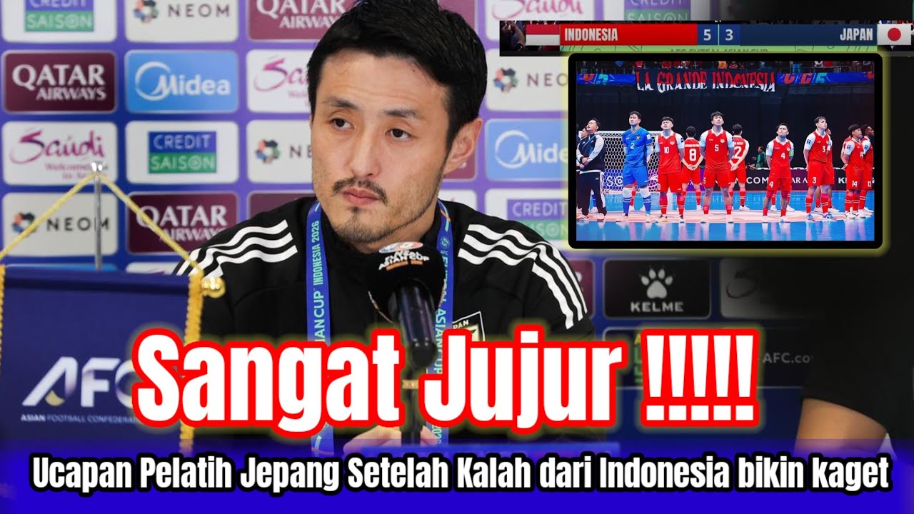 MERINDING!!! 🛑UCAPAN PELATIH JEPANG SETELAH KALAH DARI INDONESIA 