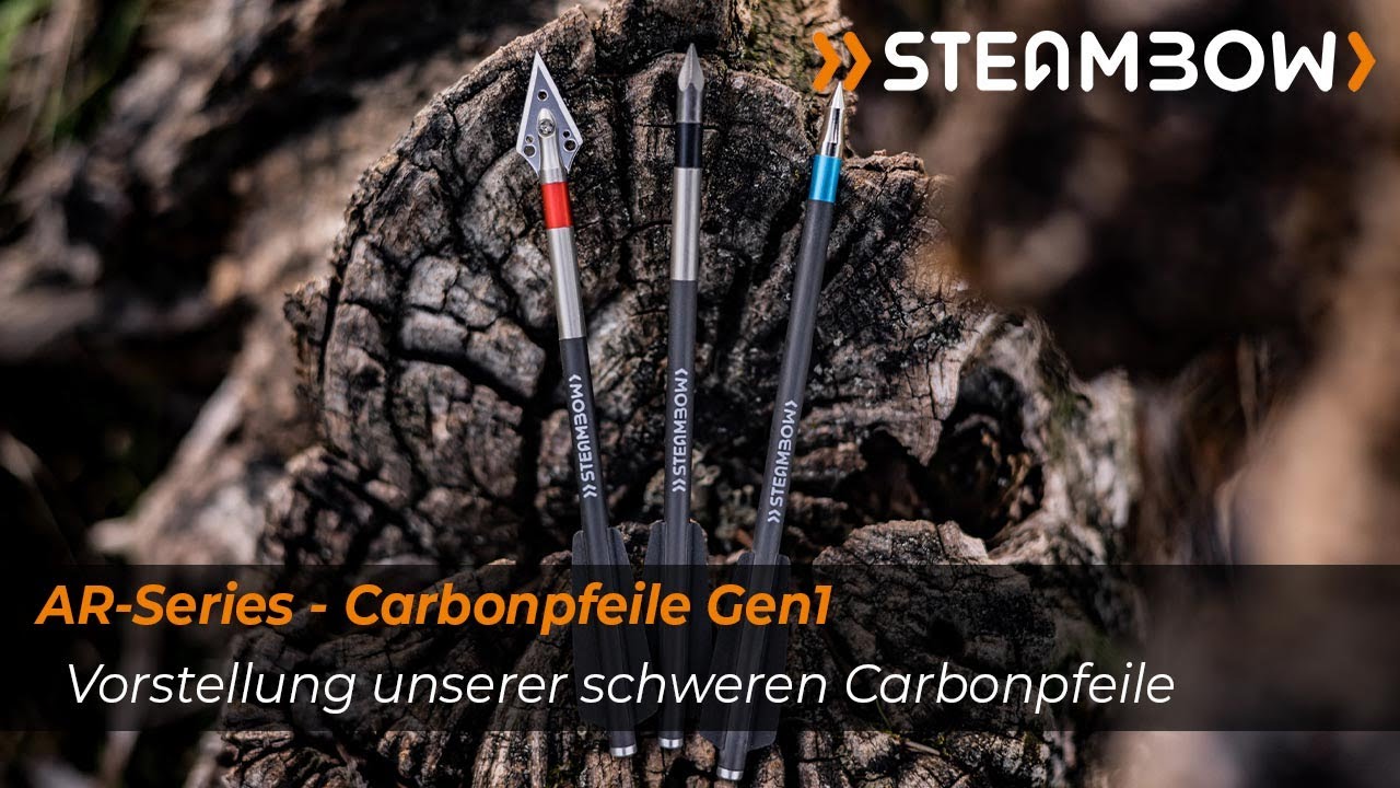 Vorstellung der neuen Steambow Carbon-Pfeilserie für die Stinger II
