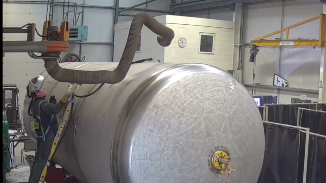 Pressure Vessel Manufacturing Time lapse - Stainless Steel 316/L