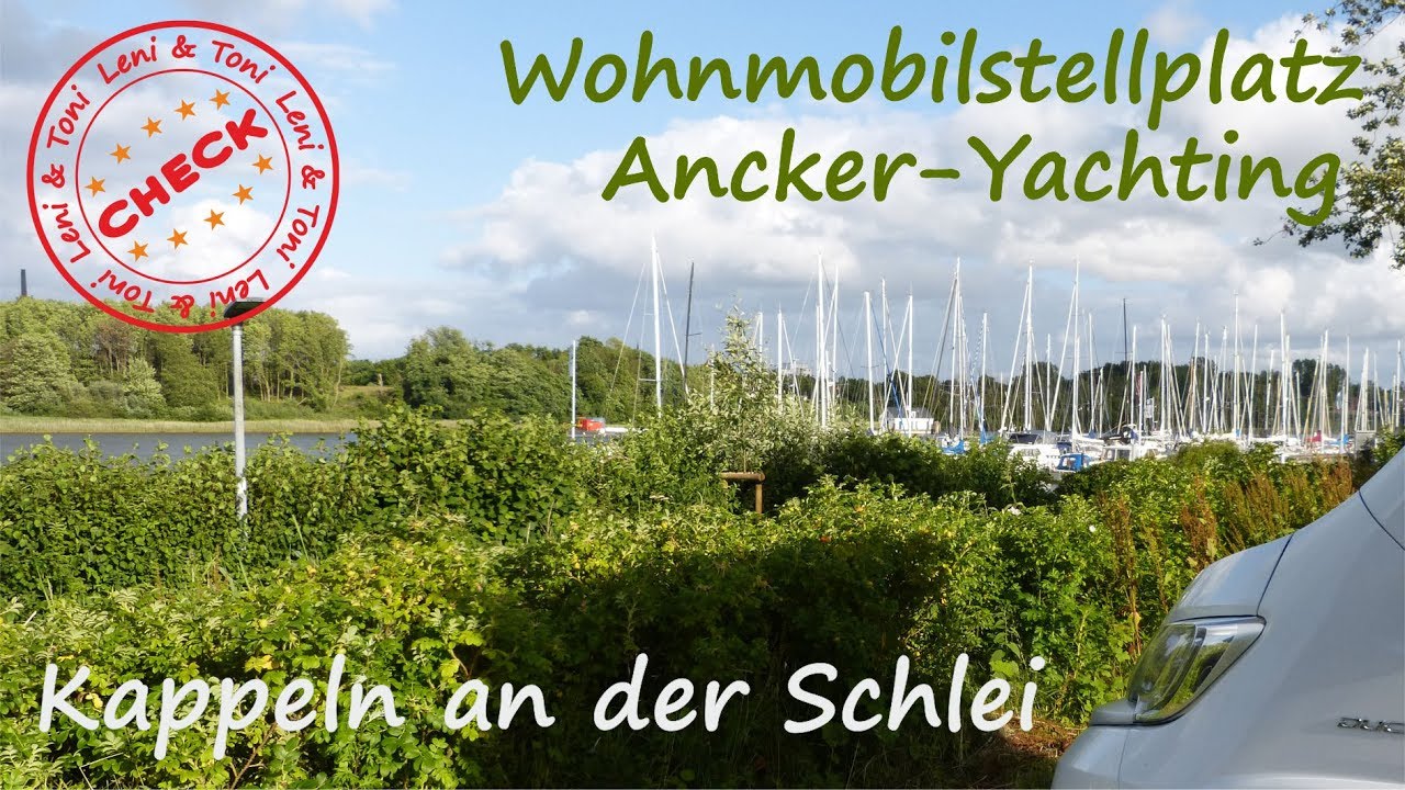 Leni & Toni CHECK: Wohnmobil-Stellplatz in KAPPELN am Nordhafen | Ancker Yachting |