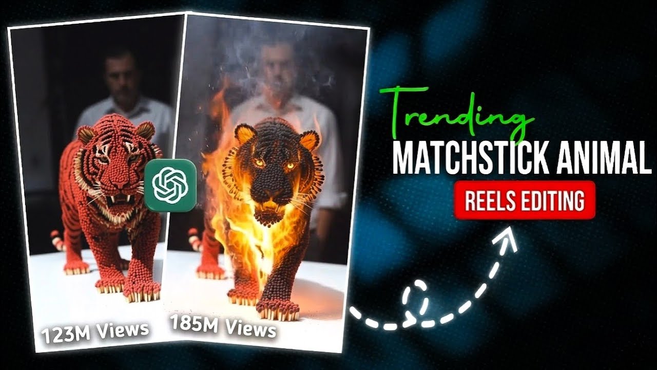 How to Create Viral AI Matchstick Animal Videos 🔥 | Full Step-by-Step Tutorial