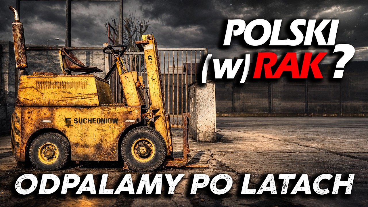 RAK polski wózek widłowy - ODPALI po 5 latach?