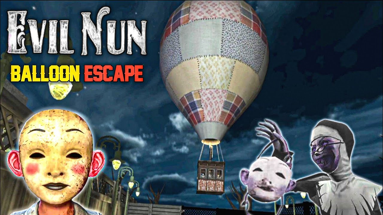 Evil Nun Balloon Escape With Lost Kid || Fully Horror Gamplay