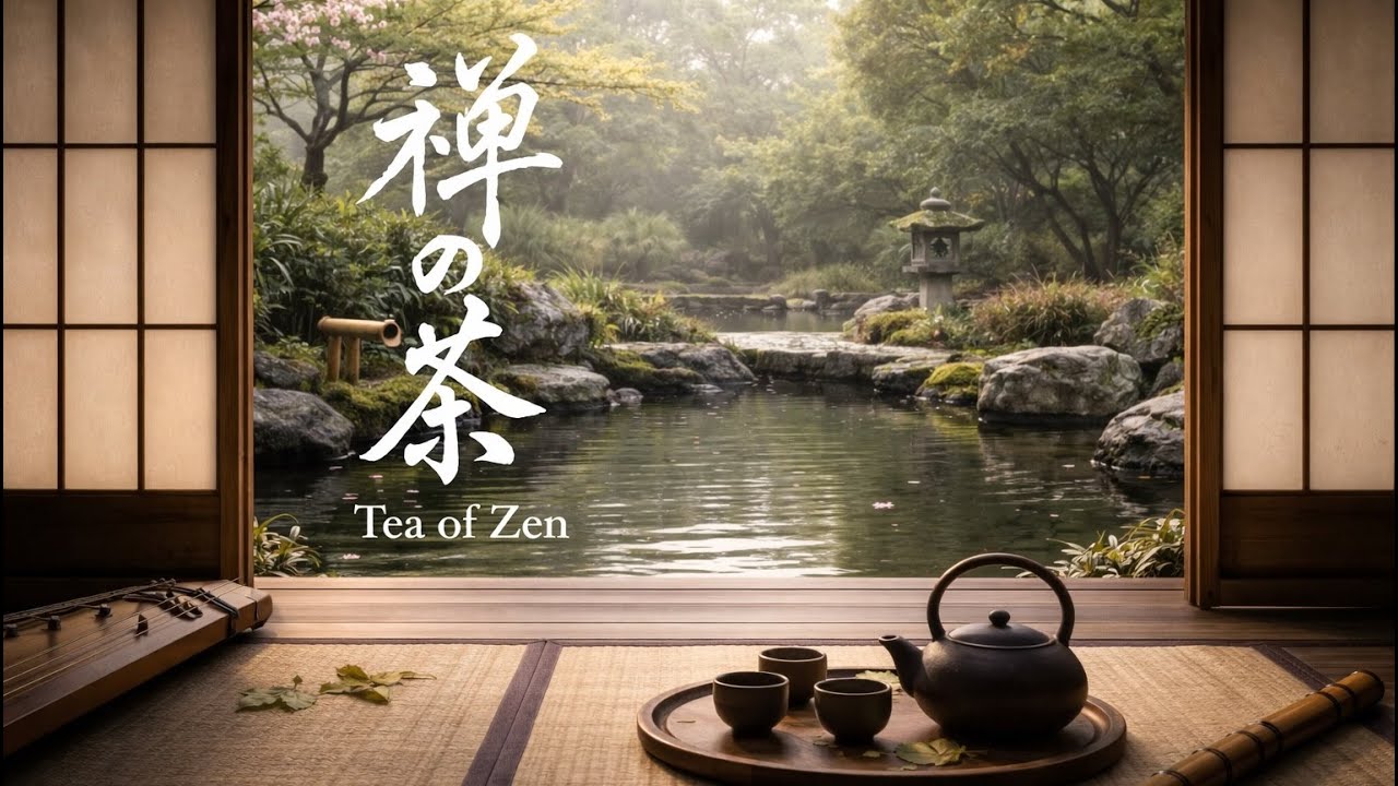 禅の茶 (Zen no Cha) | Japanese Zen Garden Tea Ambience for Meditation, Sleep & Study