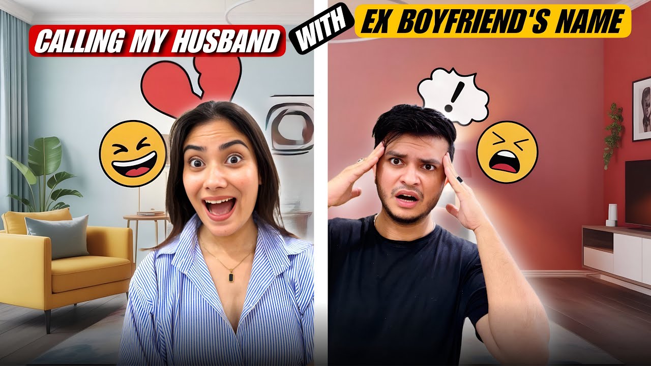 Calling My Husband with my Ex Boyfriend’s Name 😂 His Amazing Reaction 🤯