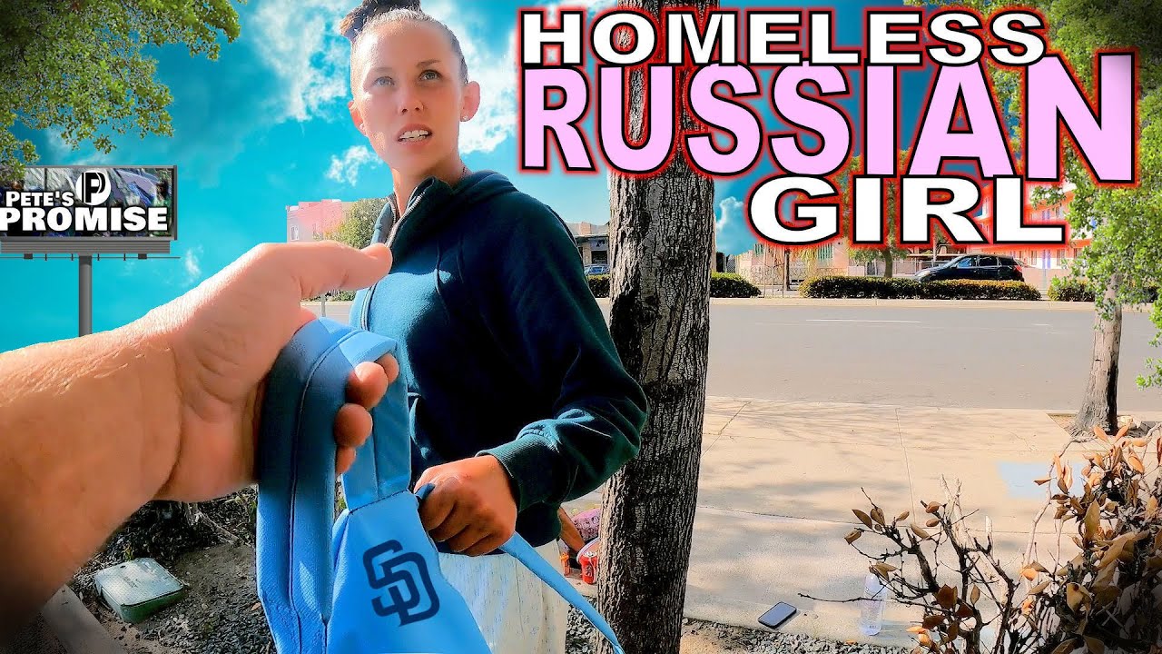 Homeless RUSSIAN GIRL Living Outside / Warning Sad / Acts of Kindness
