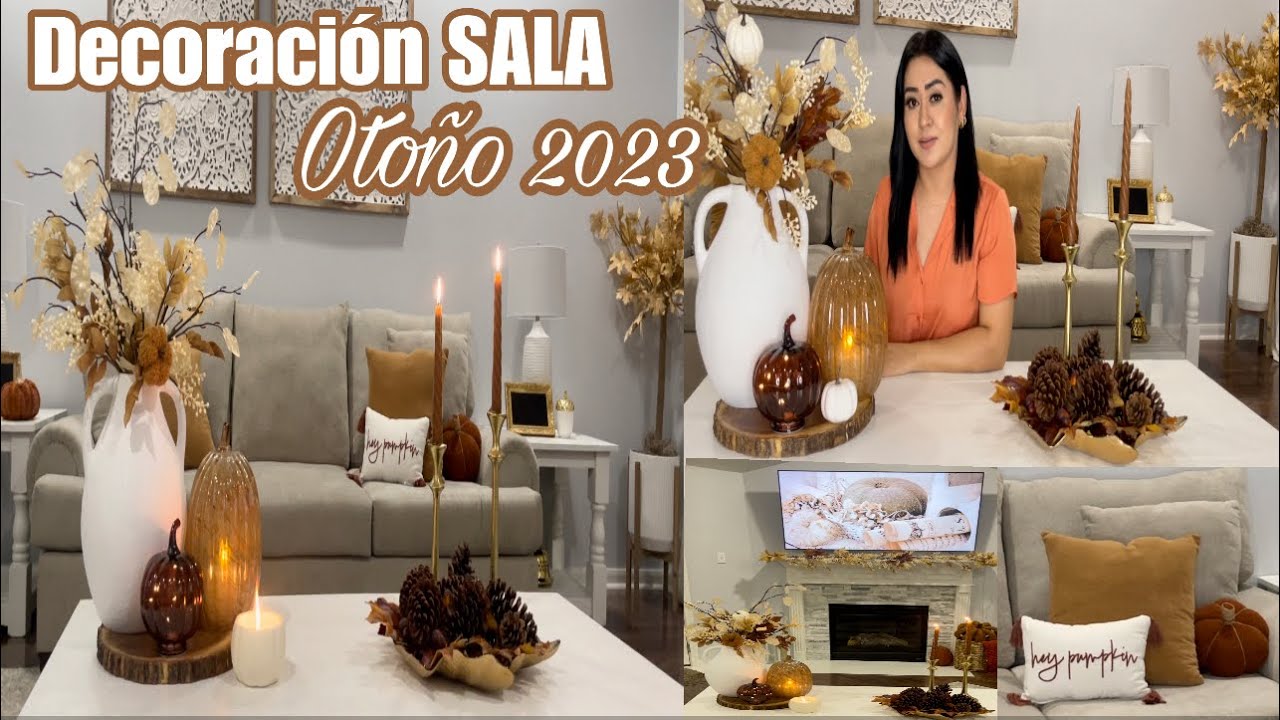 SALA DECORACIÓN OTOÑO 2023🍁| IDEAS para DECORAR En OTOÑO 🍁| FALL DECOR