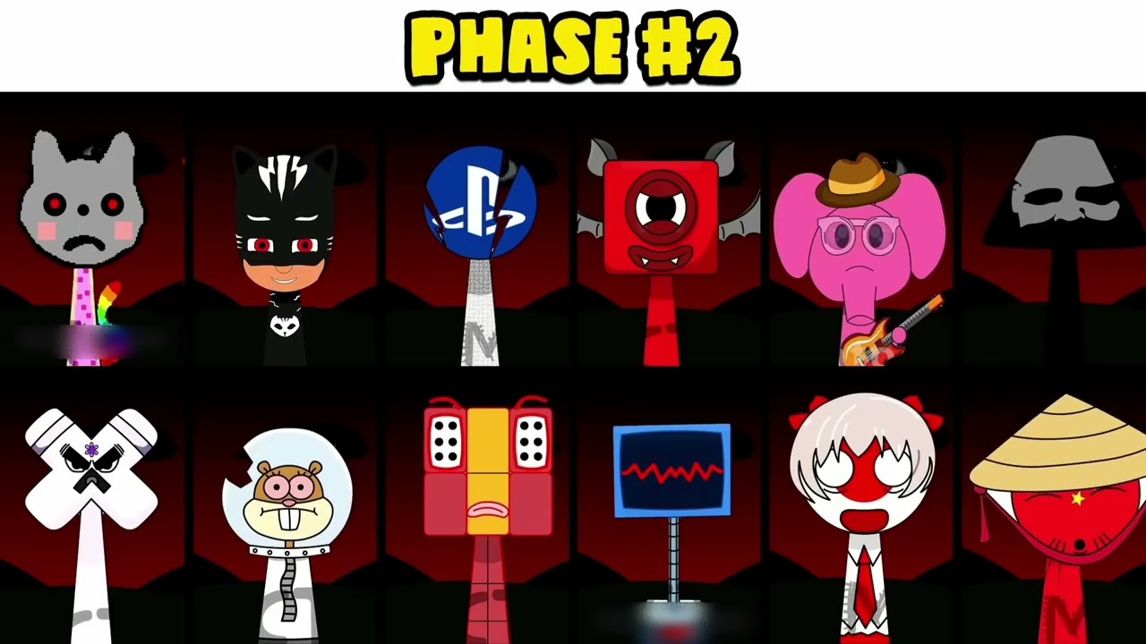 Sprunki OC All new phrases of City boy:From phase 1 to phase 5 