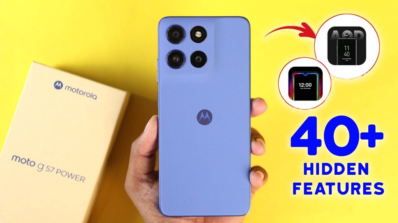 Moto G57 Power Tips and Tricks || Motorola G57 Power 5G 40+ New Hidden Features in Hindi