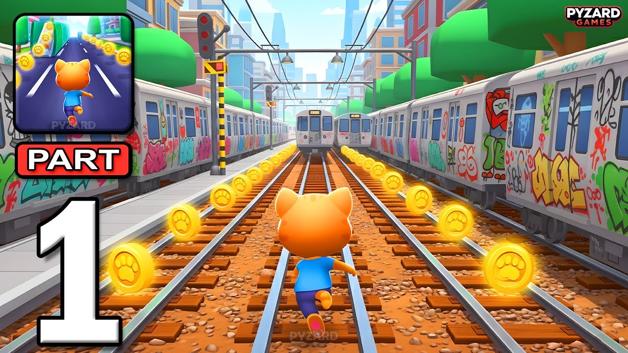 Running Pet: Dec Rooms - Gameplay Walkthrough Part 1 - Subway Pet Runner Craft (Android, iOS)