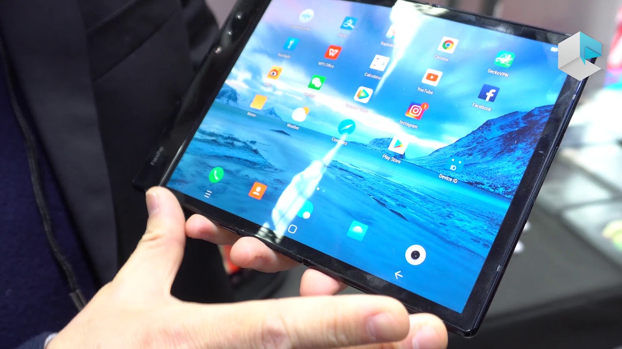 Royole FlexPai, foldable smartphone with flexible display