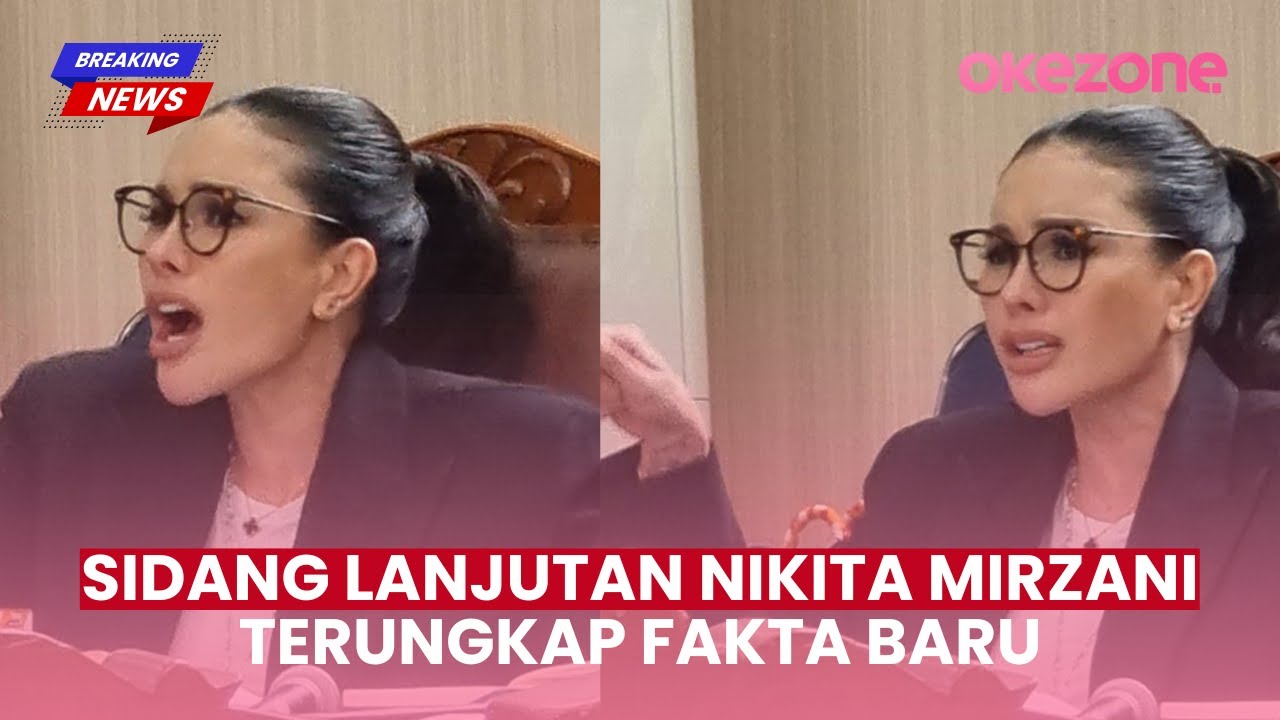 🔴 LIVE NOW! Nikita Mirzani Menangis di Sidang I 28/8