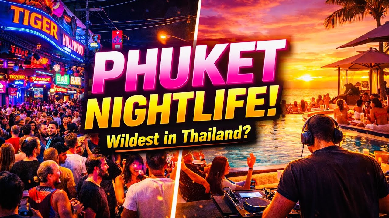 Ночная жизнь Пхукета 2026 🇹🇭 Самые безумные вечеринки на улицах, пляжные клубы и скрытые жемчужины!