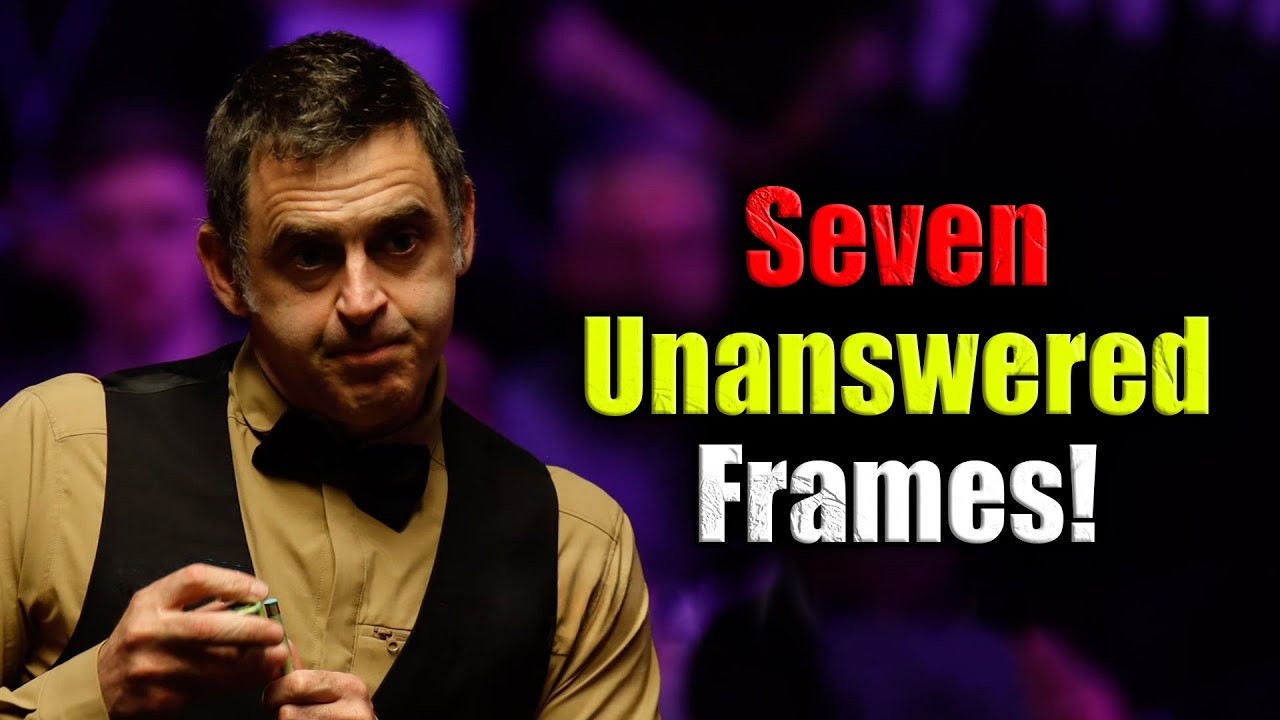 Ronnie O'Sullivan Kept Extending His Lead in The Score!