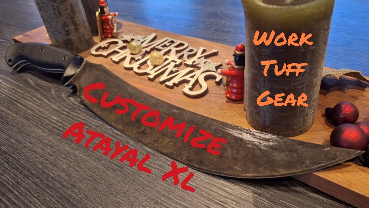 Customize the work tuff gear Atayal XL ( Apocalyptic finish )and background test use