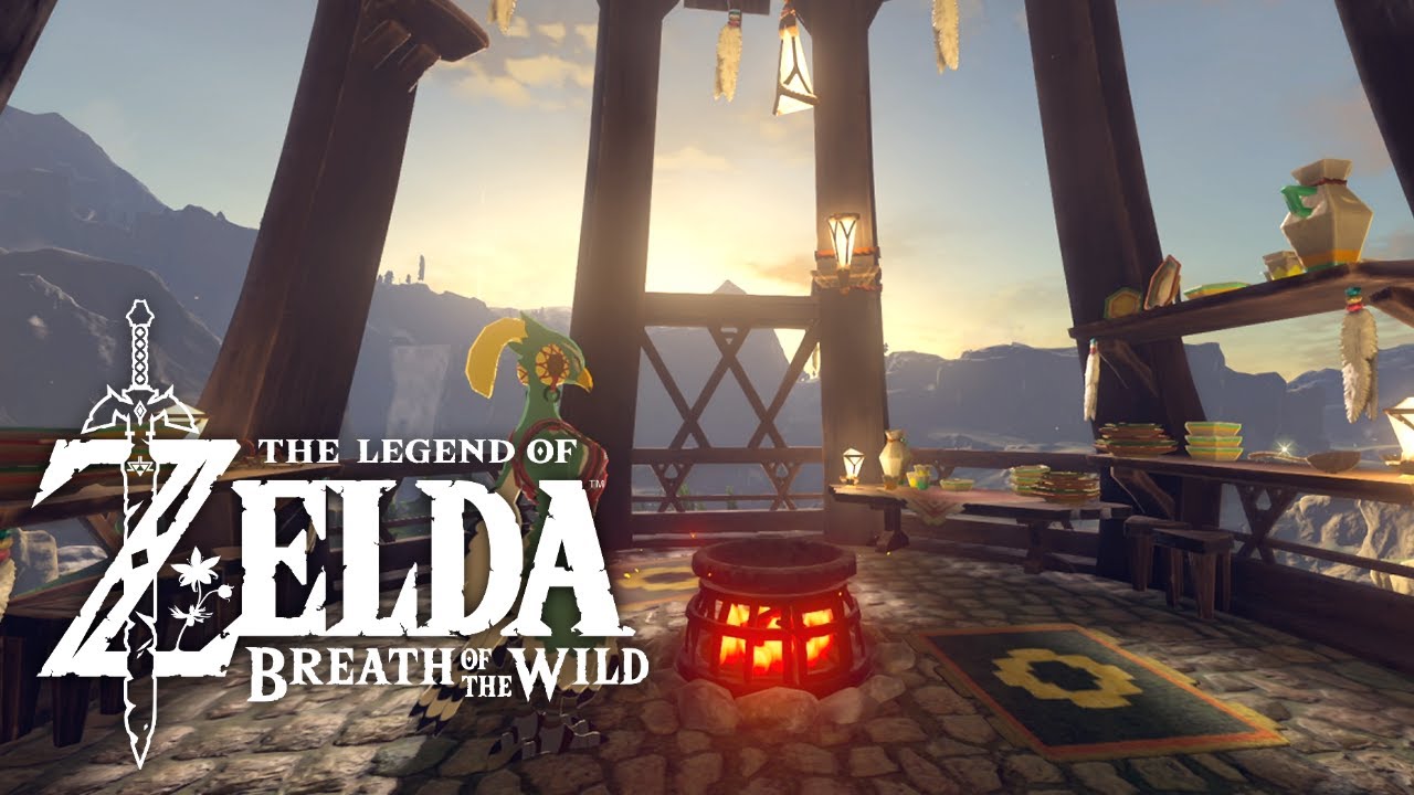 🦅 Rito Village｜Breath of the Wild｜ZELDA Ambience｜Relaxing Zelda BGM