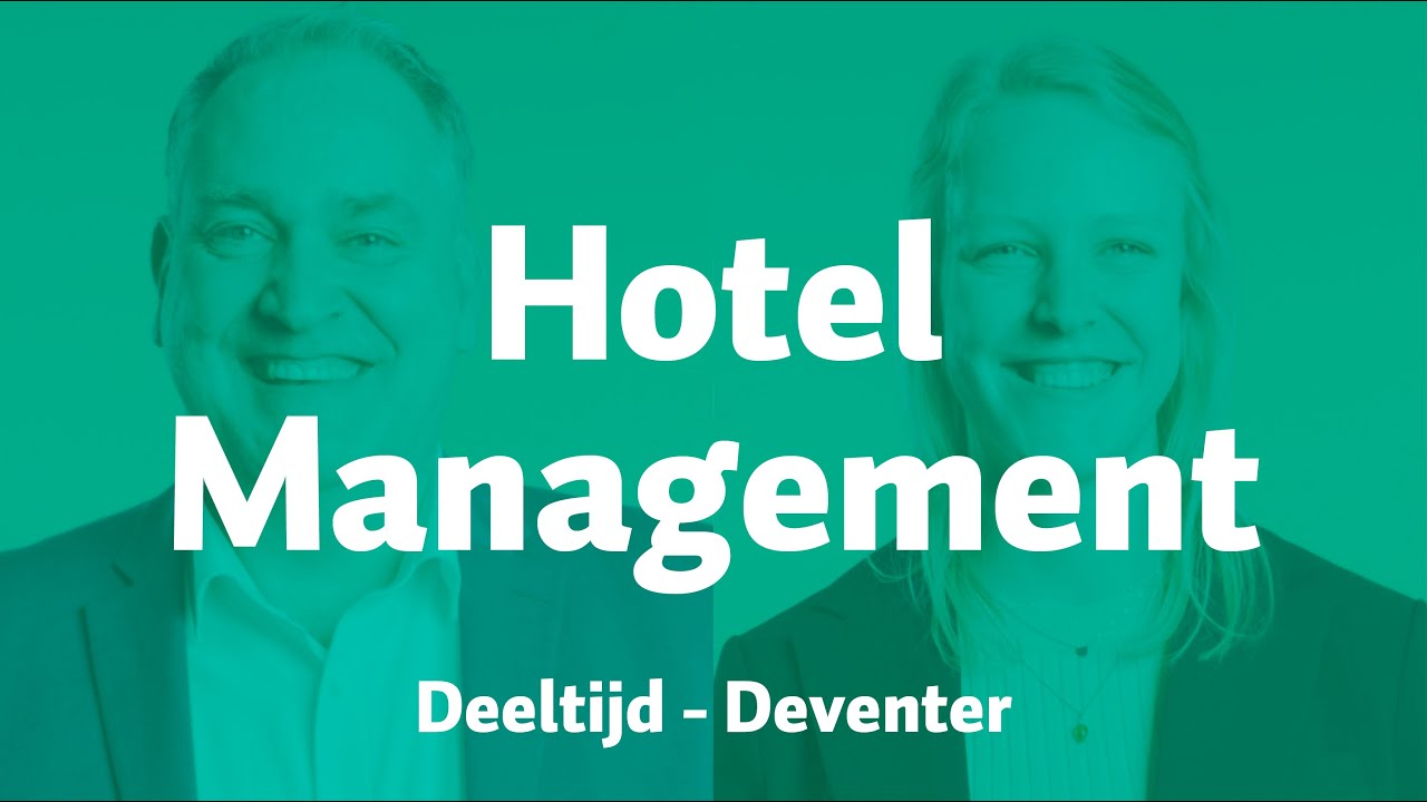 Deeltijd Hotel Management | Hogeschool Saxion