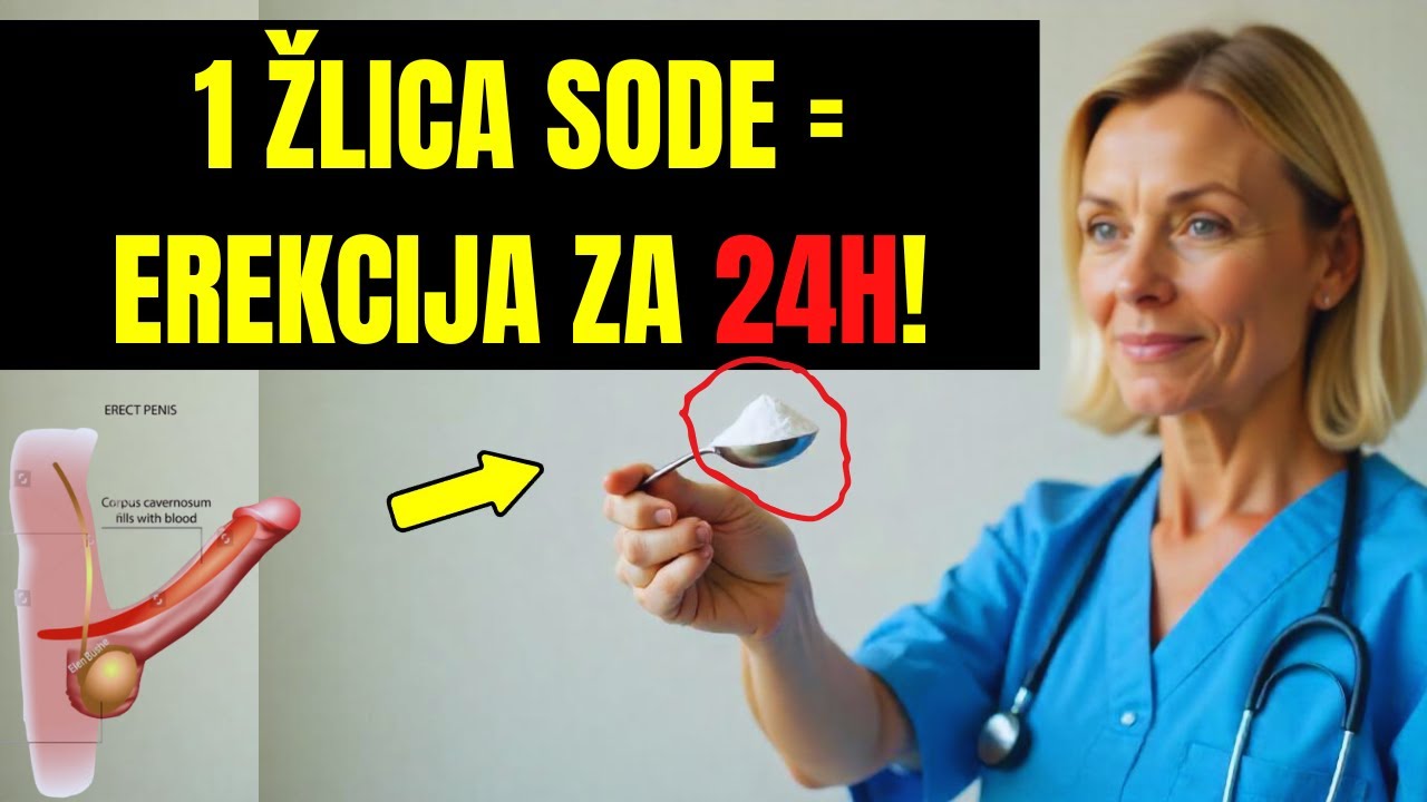 Urolog objašnjava: Uzmite 1 žlicu sode bikarbone i vidite učinak na erekciju za 24 sata. Muškarci 50