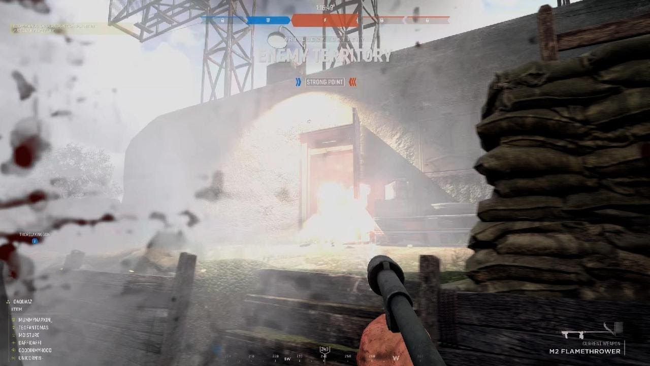 Hell Let Loose | Flamethrower Bunker Attack